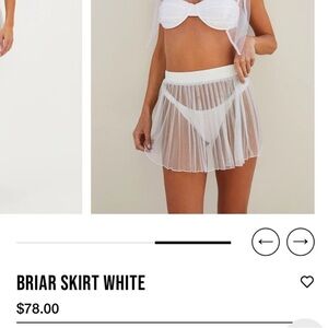 NWT Beach Riot Briar Skirt